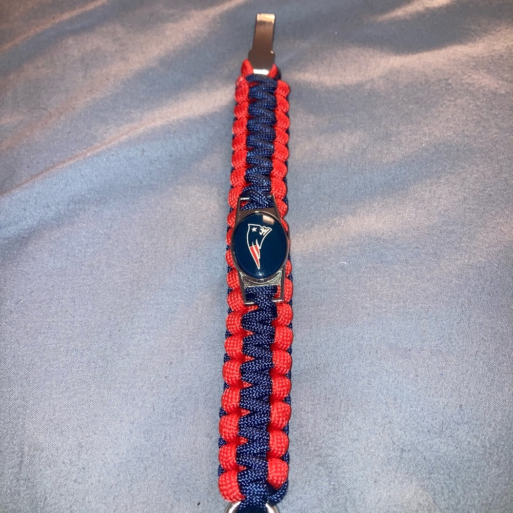 New England Patriots Red & Navy Paracord Bracelet